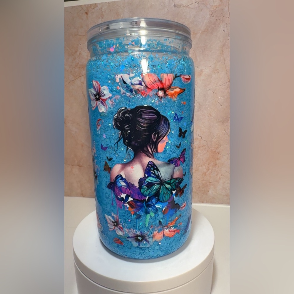 snowglobe cup (acrylic)